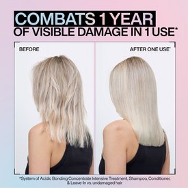 Redken Acidic Bonding Concentrate Shampoo before after